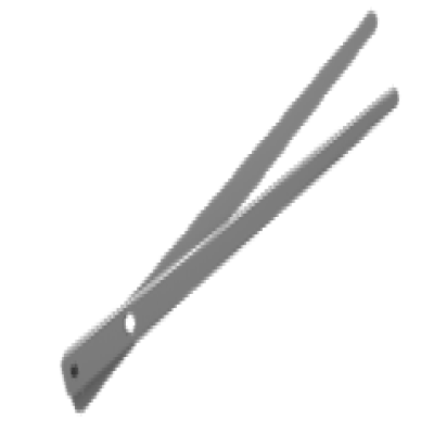 Scissor cutoff knives